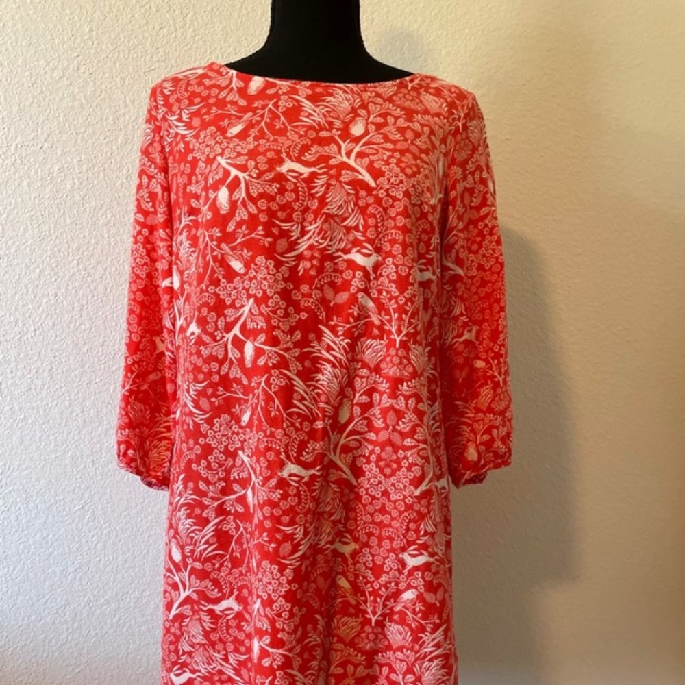 🟡 Old navy orange animal dress